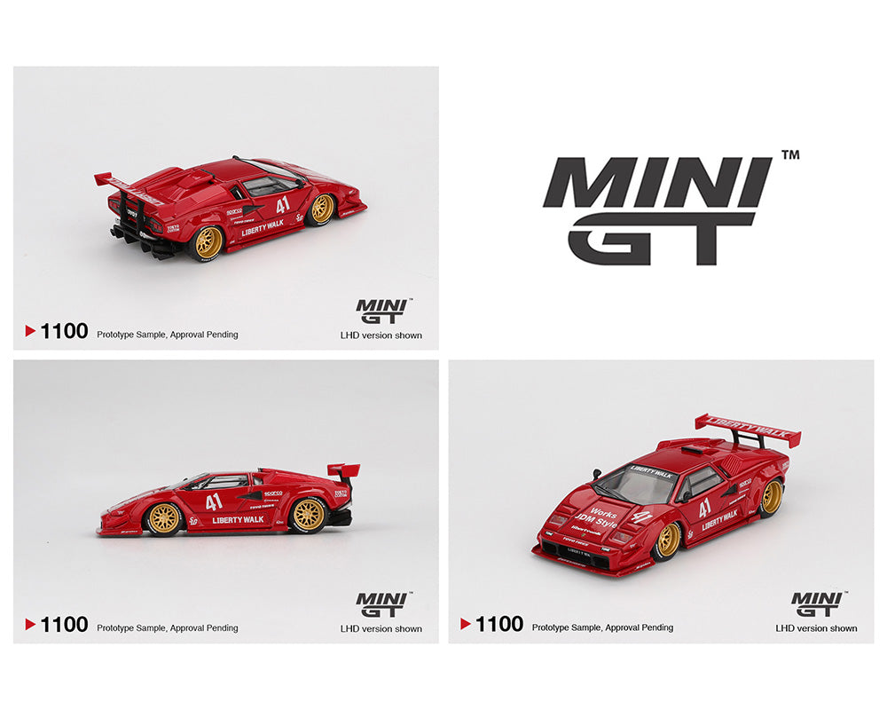 LBWK Lamborghini Countach 1:64 Mini GT